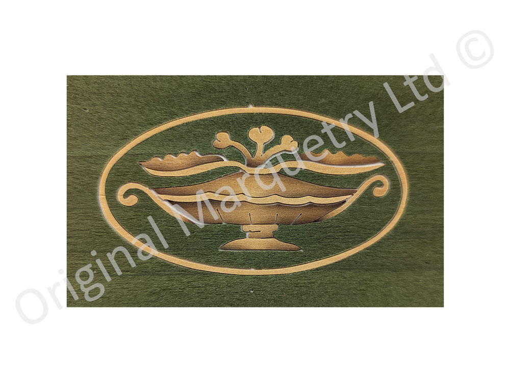 Inlay Marquetry Small Vase - A10