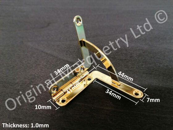 Brass Plated Quadrant Hinges - FB10P - Image 3