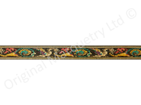 Antique Mosaic Inlay Bandings 14mm x 0.6mm x 100cm - B18