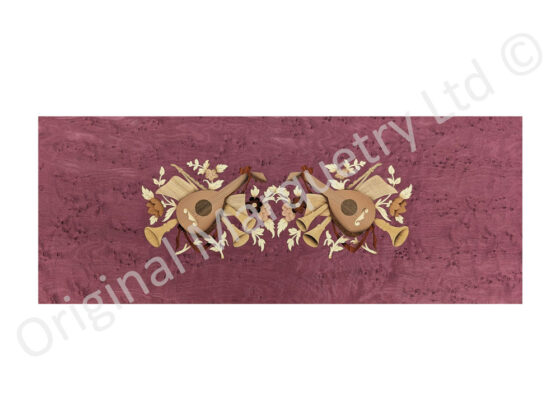 Marquetry Mandolin Panels - M64S
