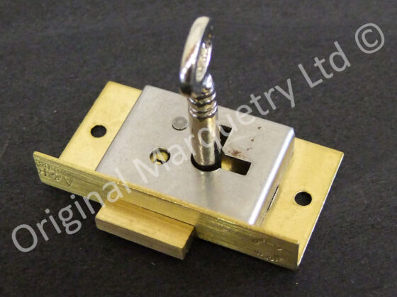 Brass Cupboard Locks - 50 x 28mm - SO5L