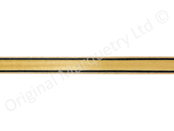 Satinwood Inlay Bandings Straight Grain 10mm x 1mm x 100cm