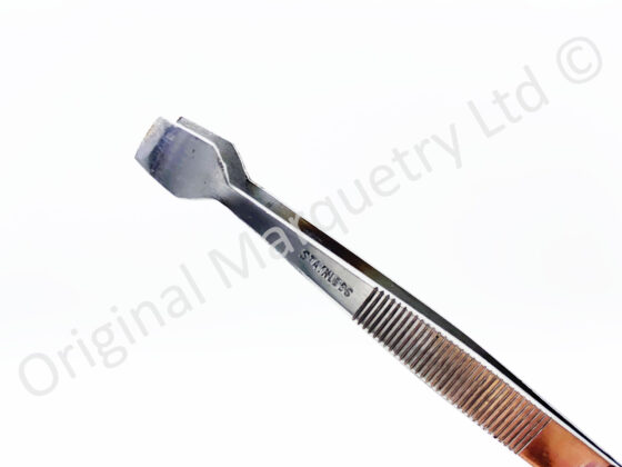 Stainless Steel Spade End Tweezers - T144 - Image 2