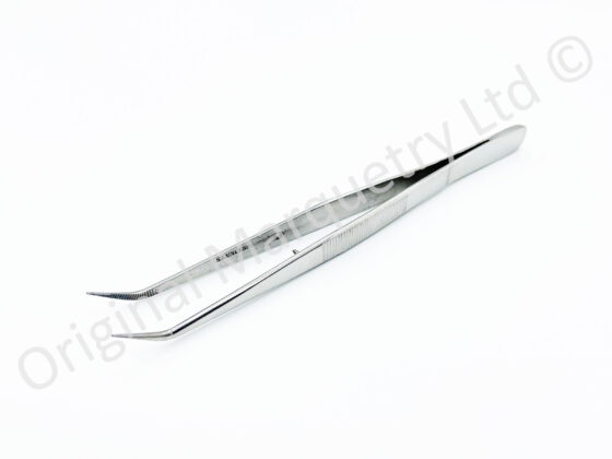 Stainless Steel Curved Tweezers - T148