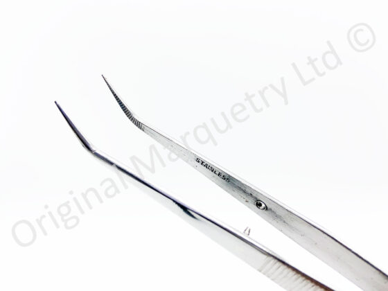 Stainless Steel Curved Tweezers - T148 - Image 2