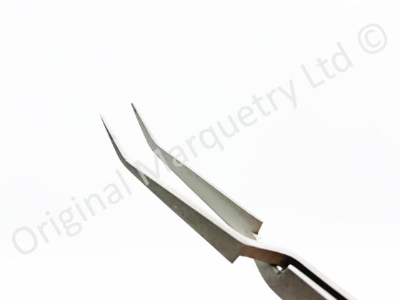 Stainless Steel/Antimagnetic Crosslock Tweezers Curved - T150 - Image 2