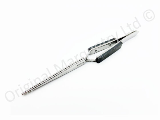 Self Closing Tweezers Straight with Insulated Handles - T151