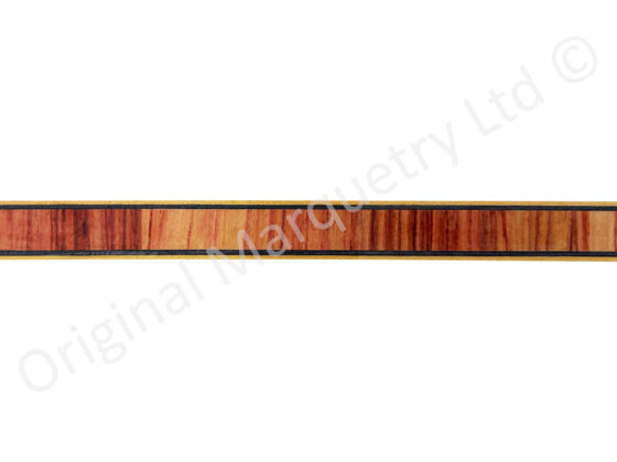 Tulipwood Inlay Bandings Boxwood Outside 13mm x 1mm x 100cm