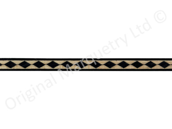 Diamond Inlay Bandings 6mm x 0.6mm x 100cm - BX176