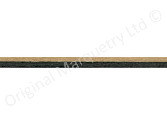 Maple & Black Flat Lines 3mm x 0.6mm x 100cm - BX220