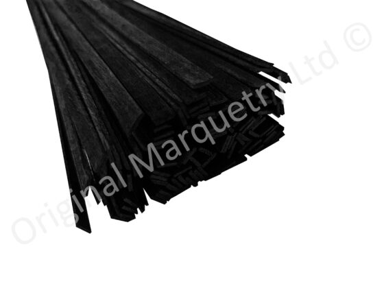 Black Flat Lines 6mm x 1.5mm x 100cm