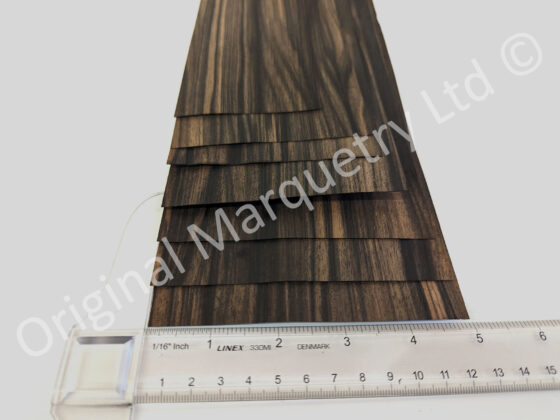 Ebony Macassar Wood Veneer Packs No. 6 - Off Cuts - 7 pcs - Image 3