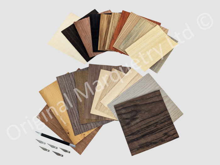 Deluxe Wood Veneer Packs - Small - 20 Leaves