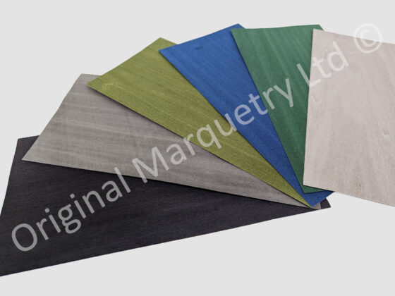 Coloured Wood Veneer Packs - Large - Dark Shades - 6 Leaves - Image 2