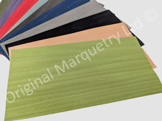 Coloured Wood Veneer Packs - Large - Dark Shades - 10 Leaves - Image 3