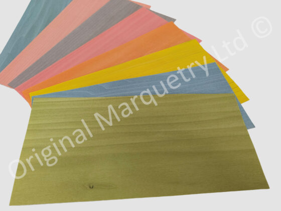 Coloured Wood Veneer Packs - Large - Light Shades - 10 Leaves - Image 3