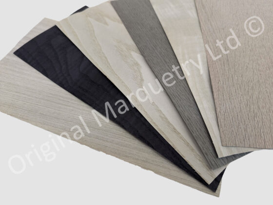 Coloured Wood Veneer Packs - Large - Grey Shades - 6 Leaves - Image 3