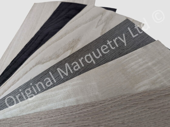 Coloured Wood Veneer Packs - Large - Grey Shades - 6 Leaves - Image 4