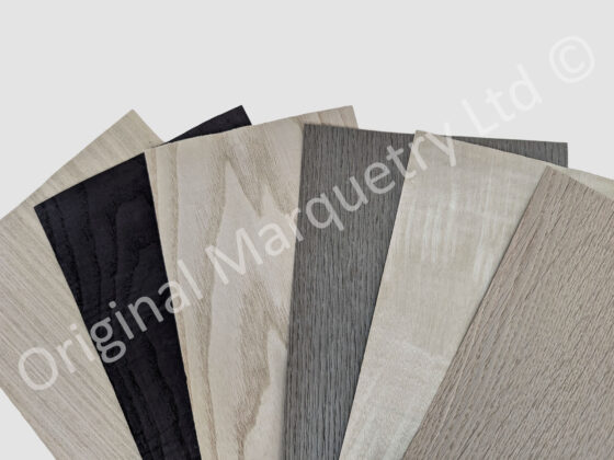 Coloured Wood Veneer Packs - Large - Grey Shades - 6 Leaves - Image 2